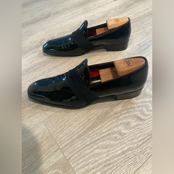 TOM FORD Black Patent Leather Slip On Formal Loafers - Picture 3 of 8